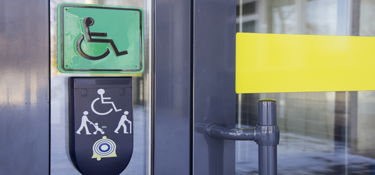 automatic handicap door opener in Delray Beach
